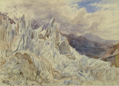 Mer de Glace, 1856 by Henry Moore